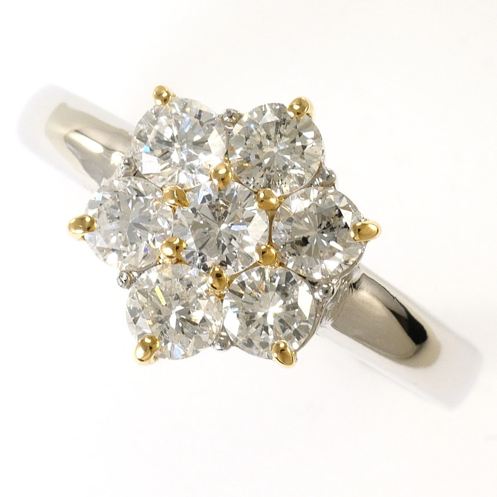 VINTAGE 18k Gold Diamond Ring